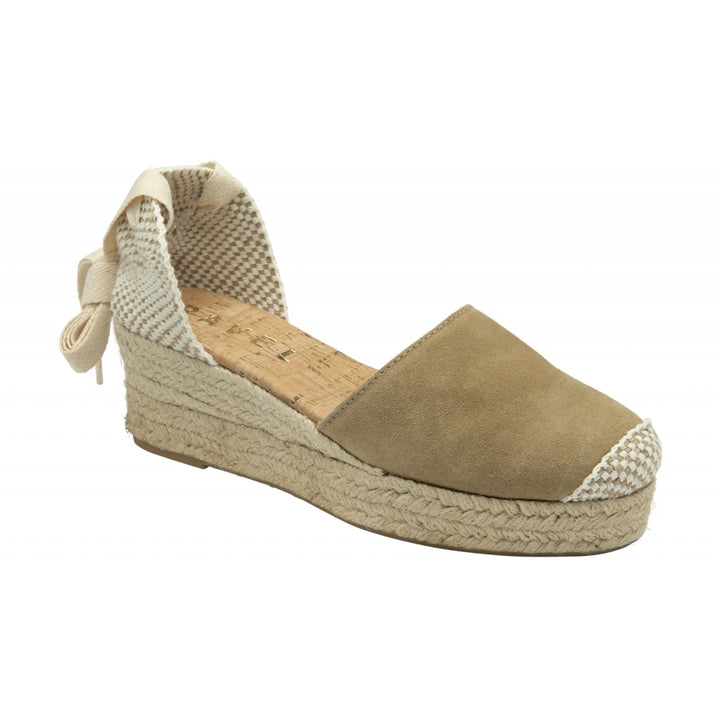Mushroom Athea Espadrille Wedges