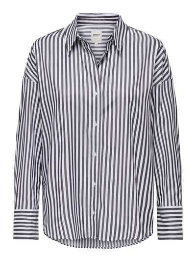 ONLY Charcoal Stripe Oregon Shirt