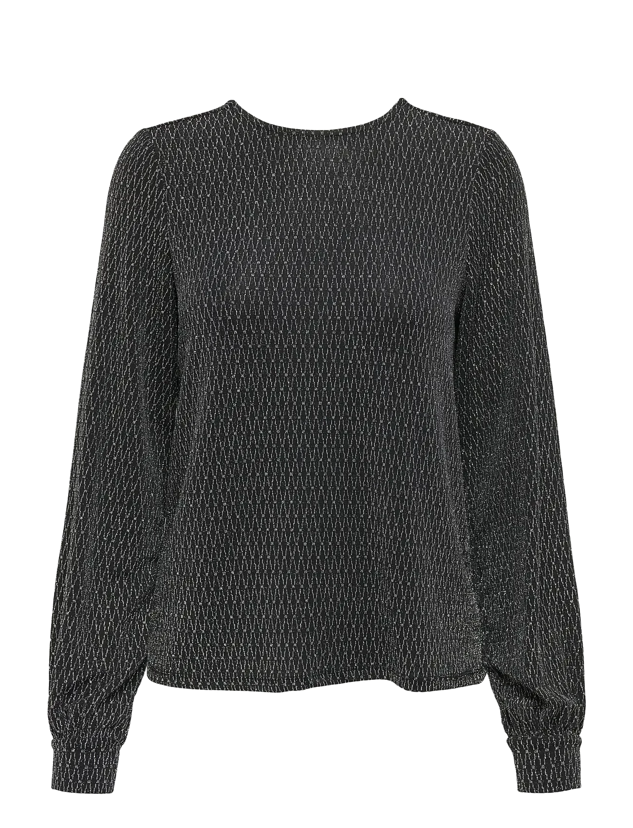 ONLY Silver Harlequin Glitter Bow Top