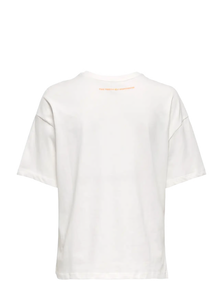 ONLY White Graphic Print T-Shirt