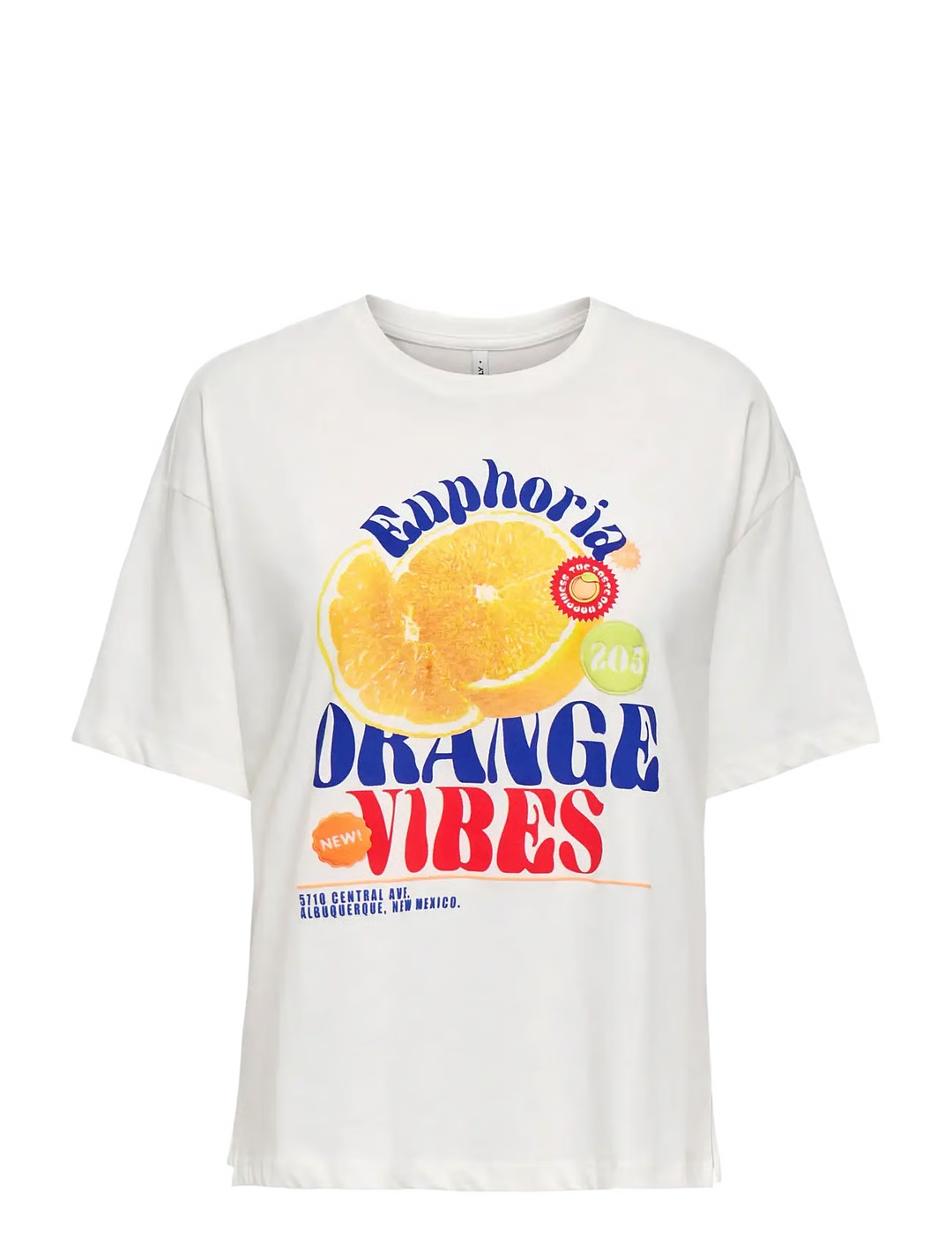 ONLY White Graphic Print T-Shirt