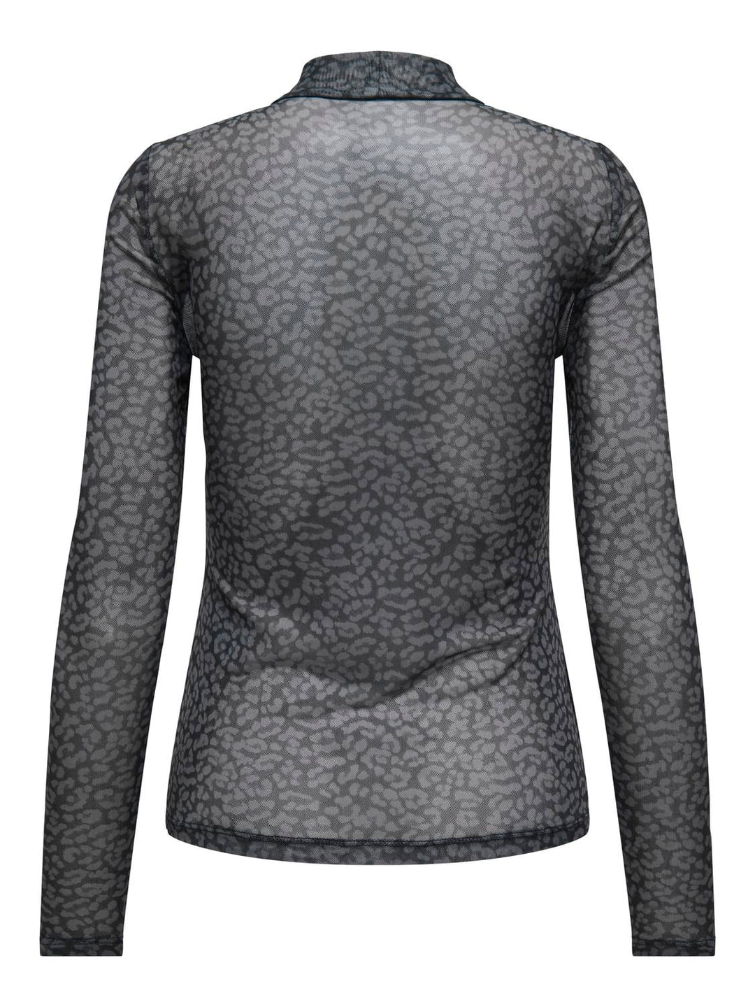 ONLY Black Leopard Mesh Top – DC Boutique