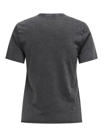 Only Charcoal Gem Bolt T-Shirt