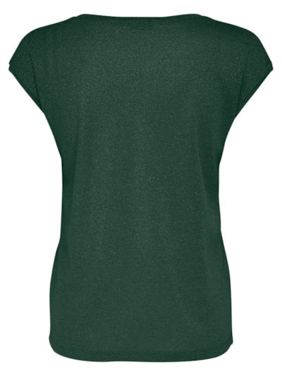 ONLY Green Lurex T Shirt