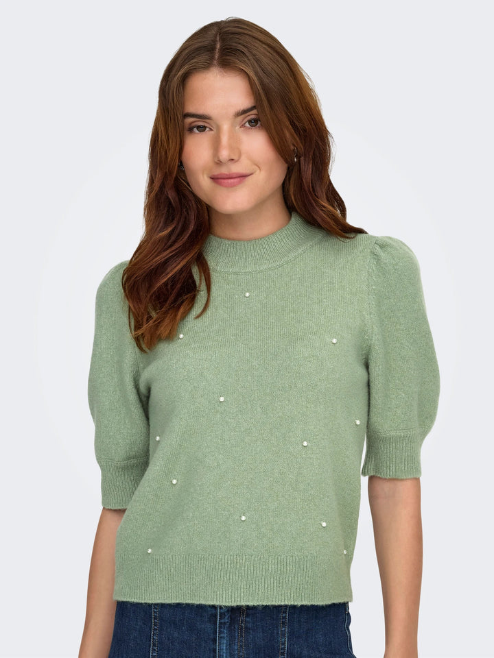 JDY Green Pearl Rue Jumper