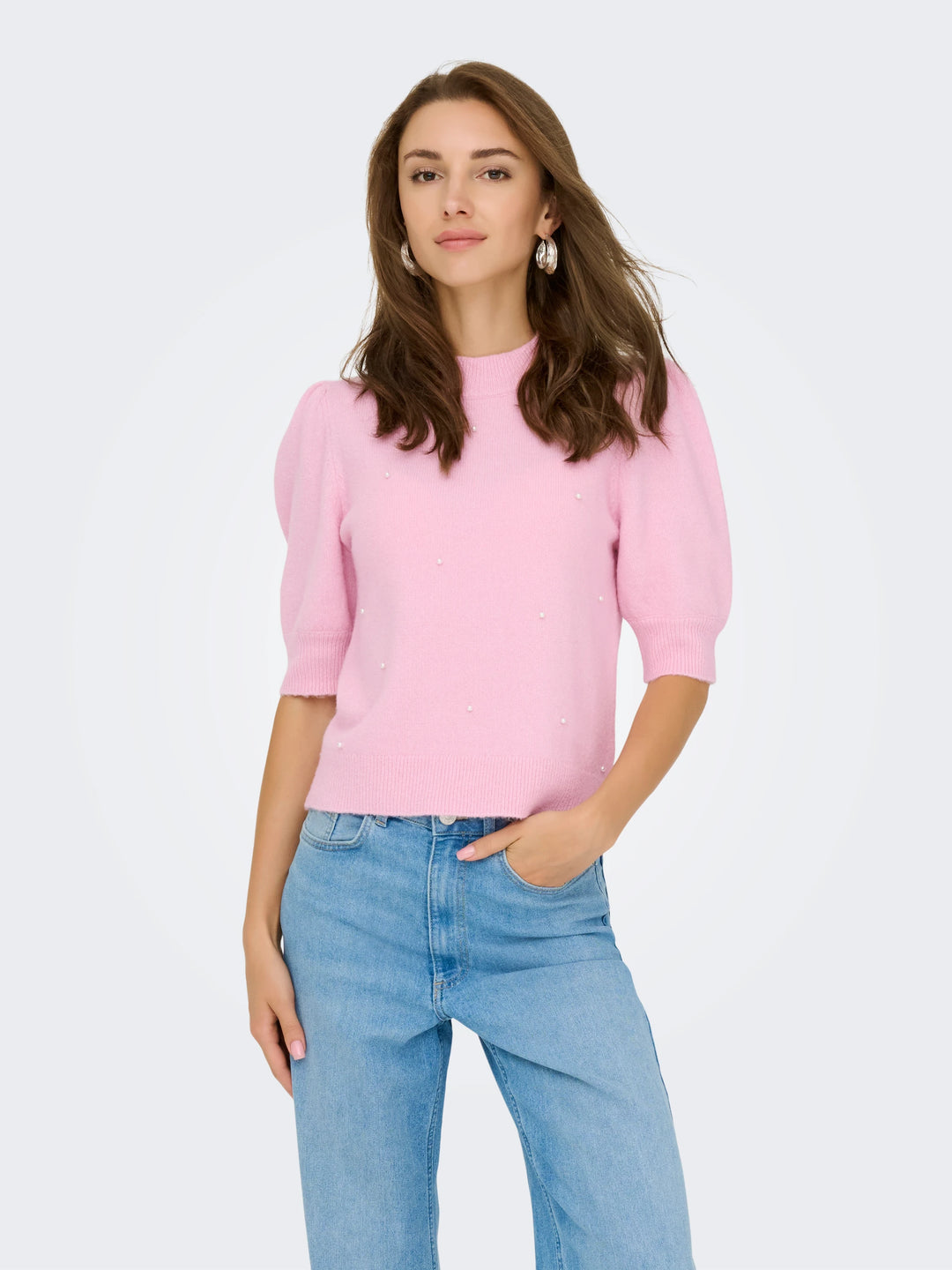 JDY Pink Pearl Rue Jumper