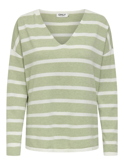 ONLY Sage Stripe Amalio Knit