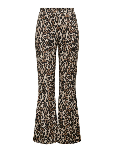 ONLY Leopard Print Flared Leggings