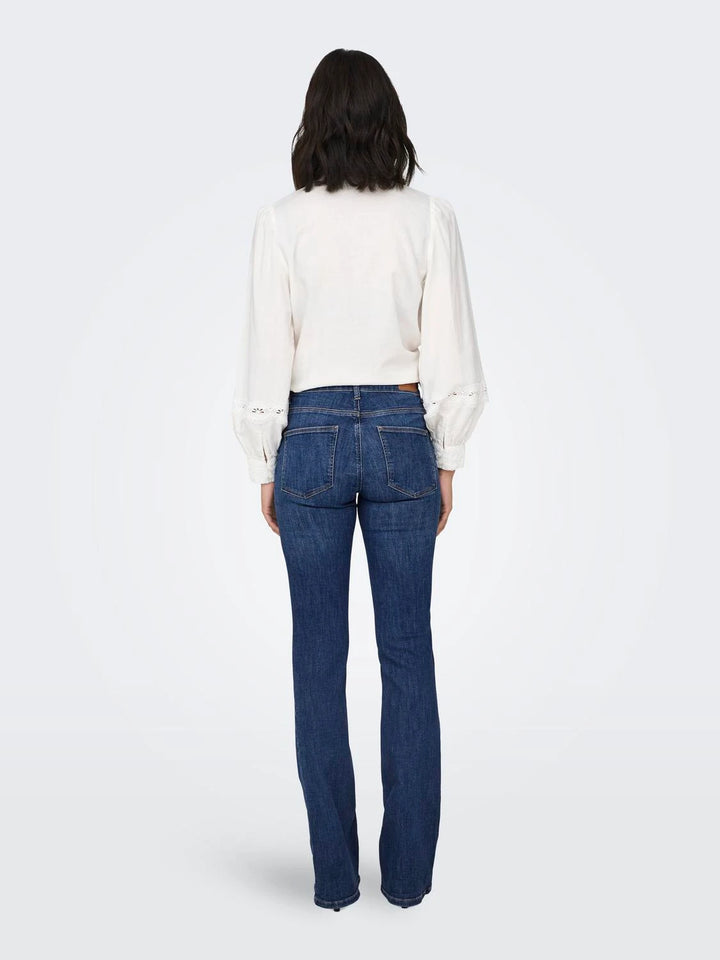 ONLY Dark Denim Flared Jeans