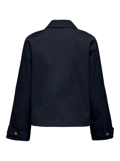 ONLY Navy Short Trench Coat