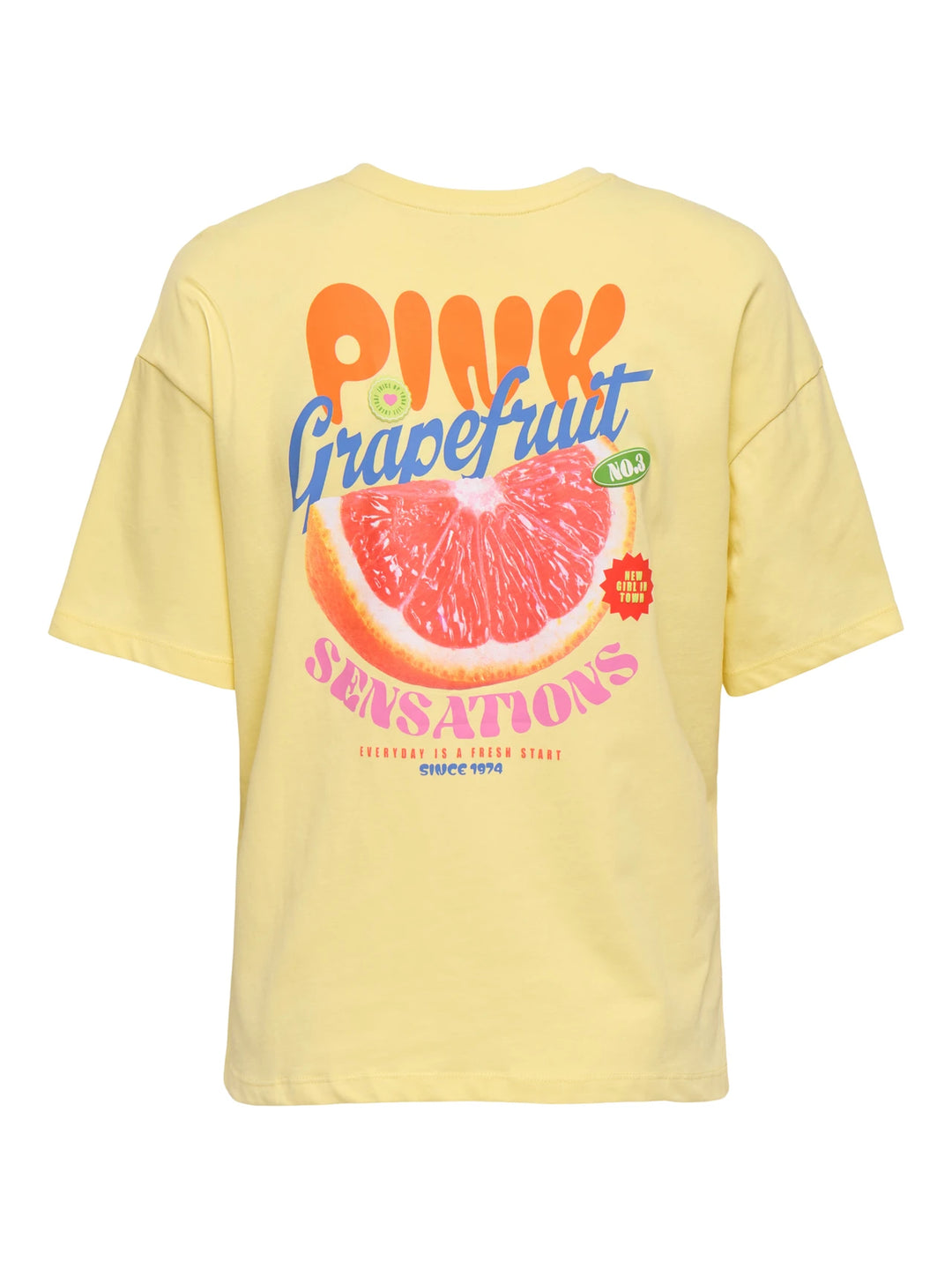 ONLY Yellow Graphic Print T-Shirt