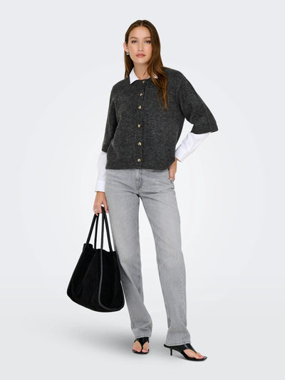 ONLY Charcoal Camilla Cardigan