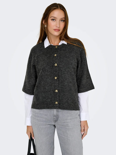 ONLY Charcoal Camilla Cardigan