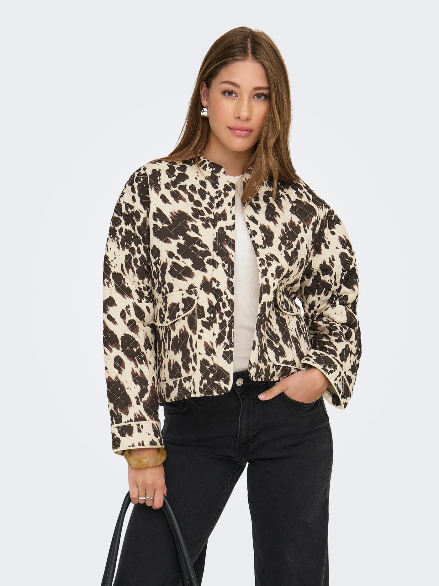 ONLY Cow Print Hallie Jacket