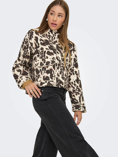 ONLY Cow Print Hallie Jacket