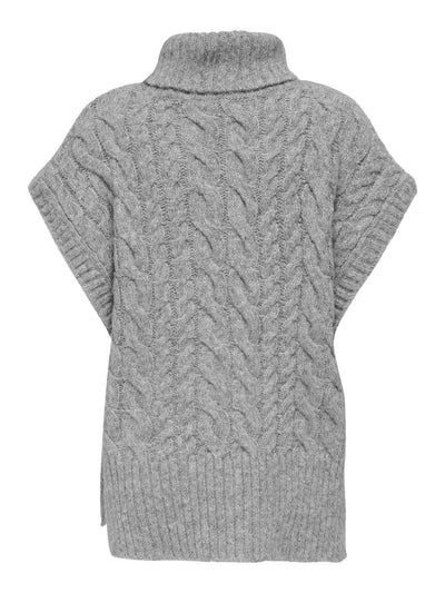 ONLY Grey Knit Ida Vest
