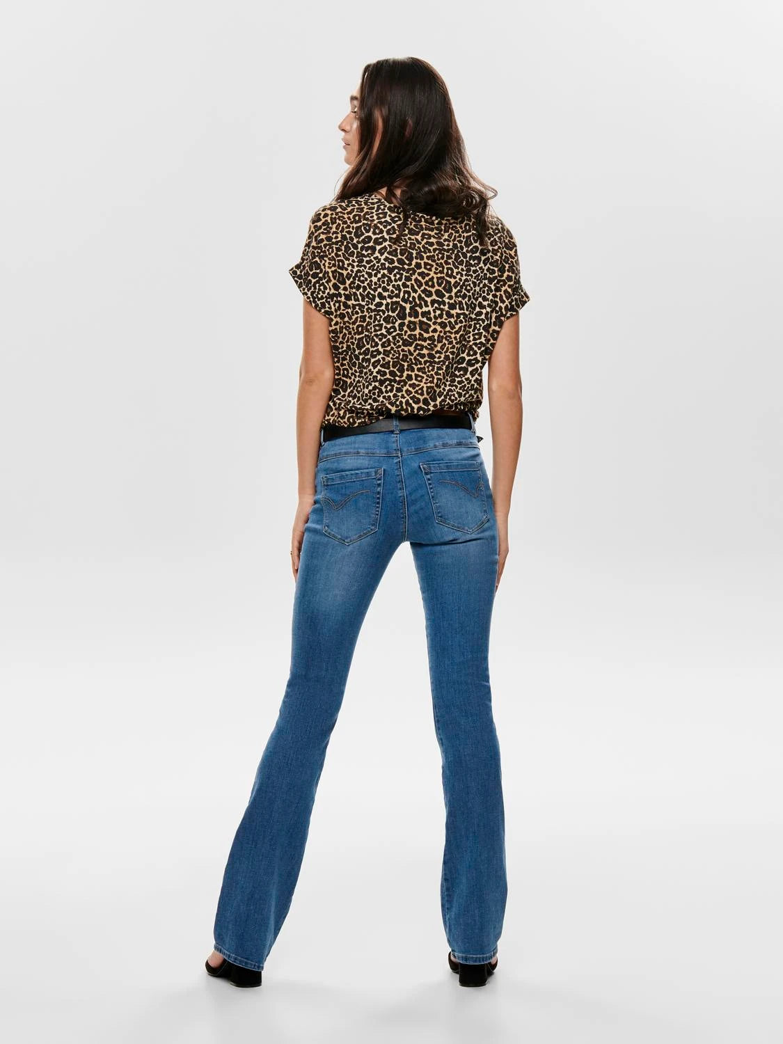 ONLY Tan Leopard T-Shirt