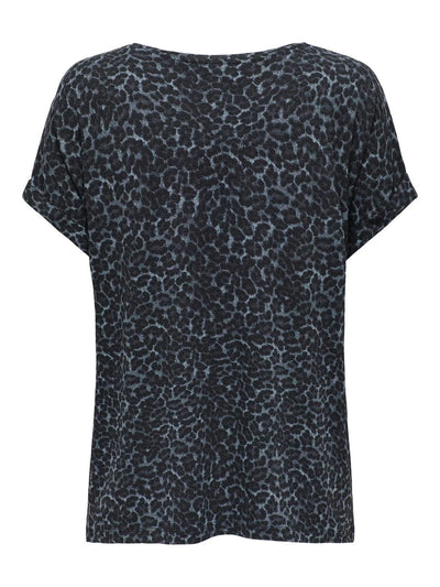 ONLY Grey Leopard T-Shirt