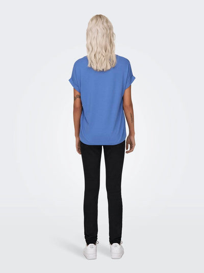 ONLY Blue Basic T-Shirt