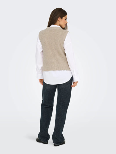 ONLY Sand Knit Vest