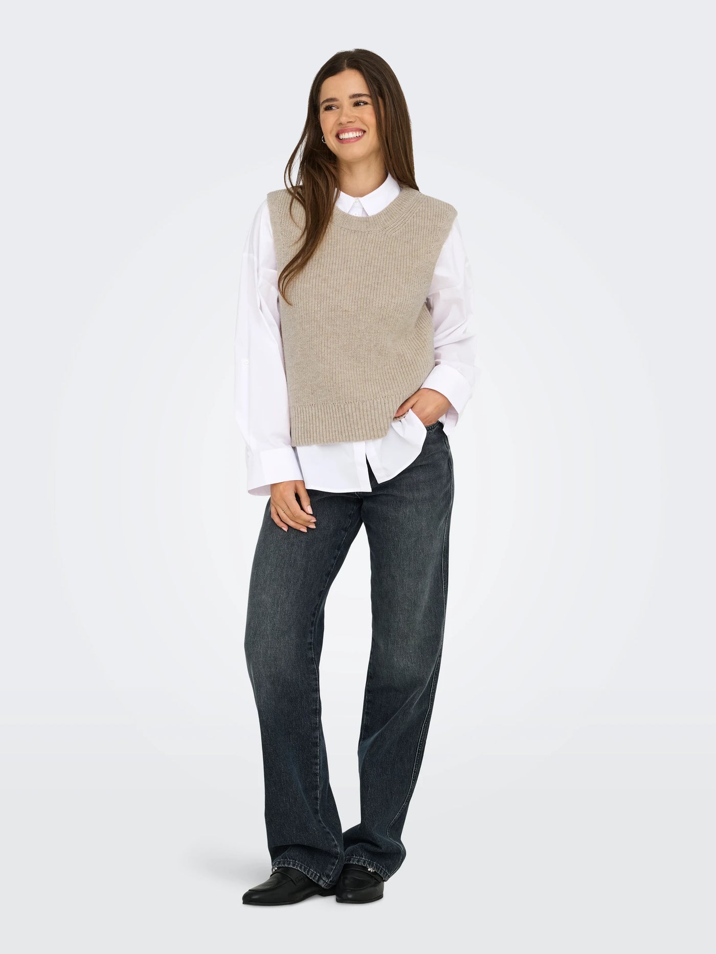 ONLY Sand Knit Vest