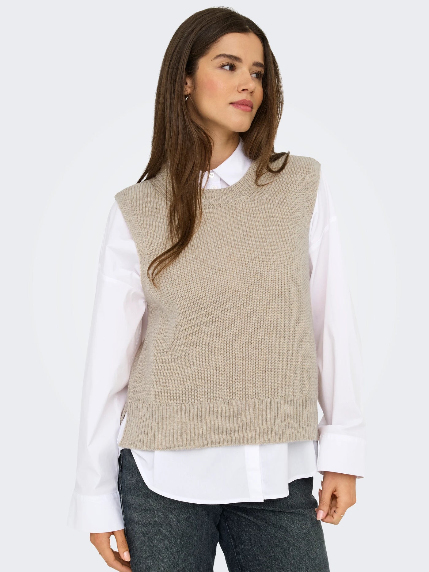 ONLY Sand Knit Vest