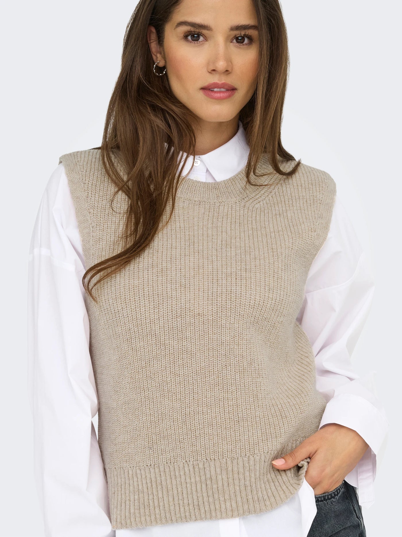 ONLY Sand Knit Vest