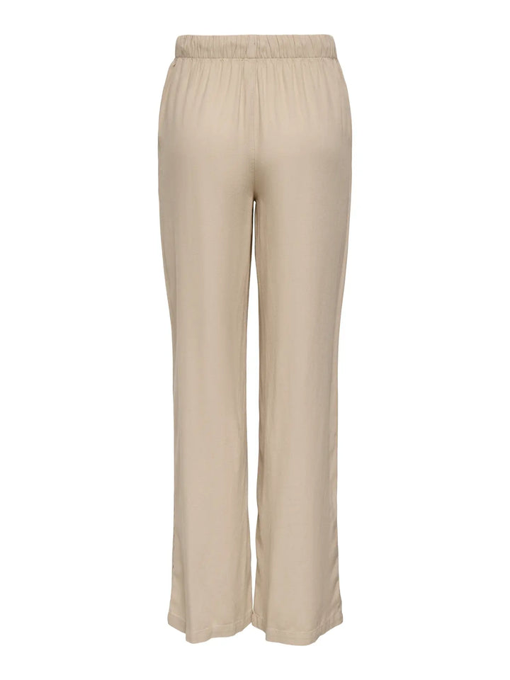 ONLY Sand Goa Linen Trousers
