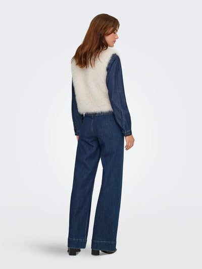JDY Birch Faux Fur Gilet