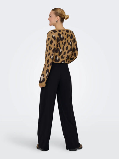 JDY Black Wide Geggo Pants