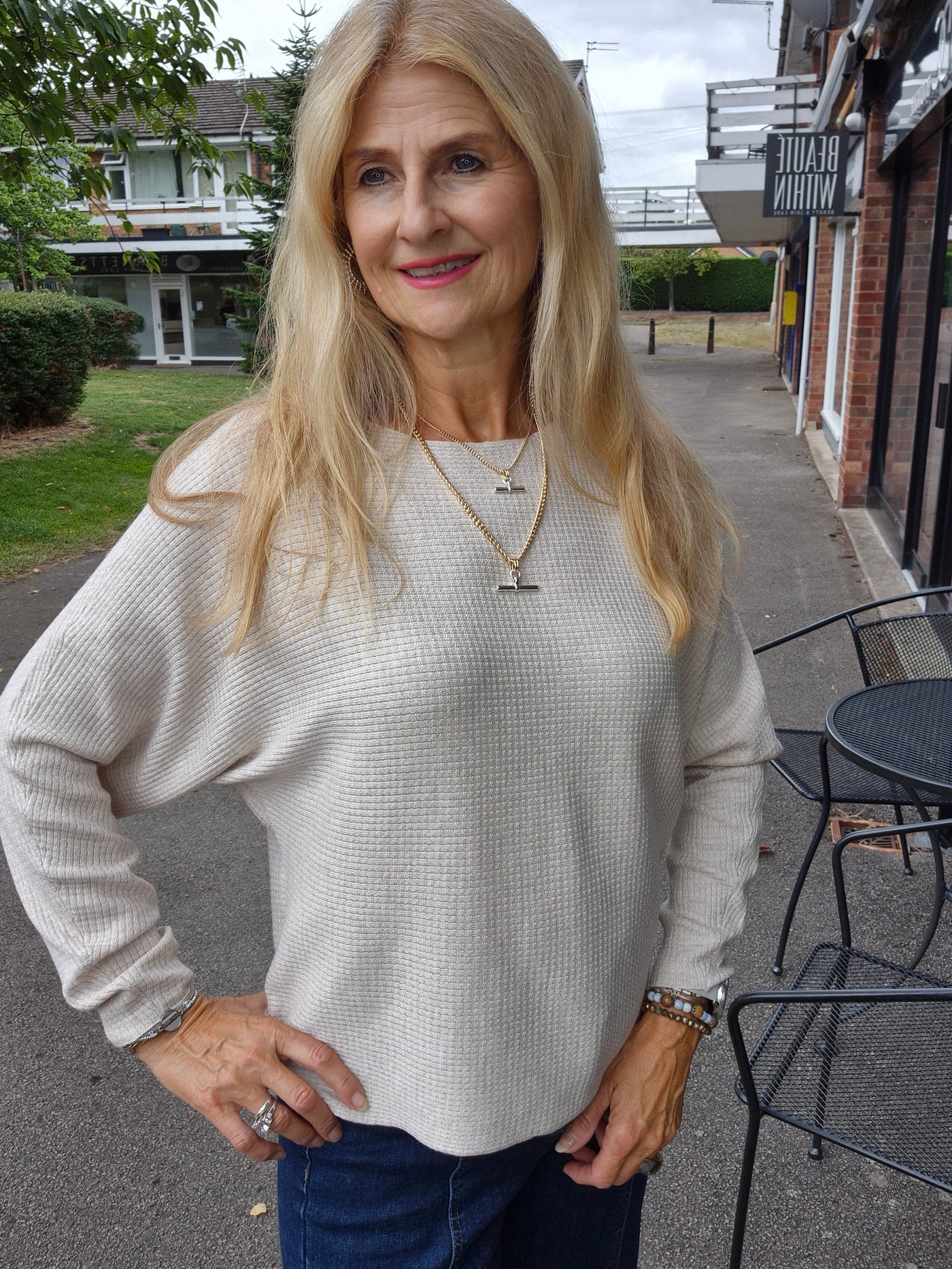 Fransa Sand Lala Jumper