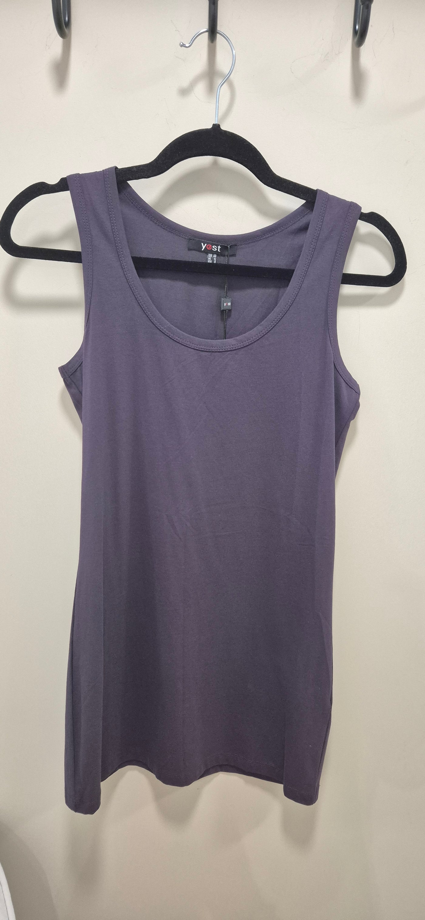 Yest Plum Longline Yamin Vest Top