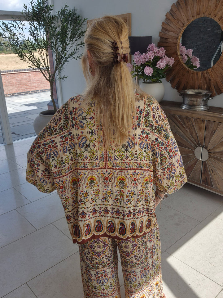 Boho Paisley Kimono