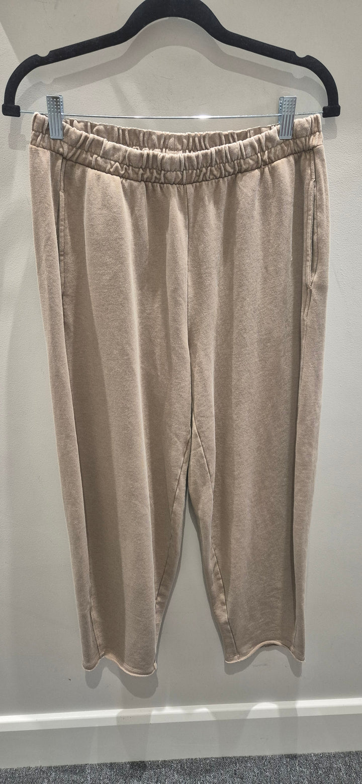 Fransa Taupe Serafina Barrel Joggers