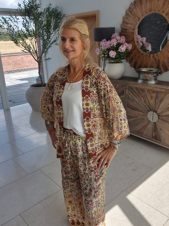Boho Paisley Kimono