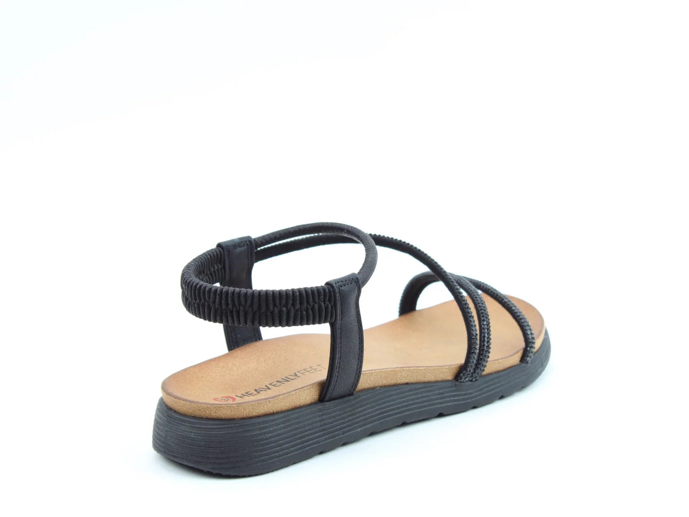 Black Embellished Aperol Sandals