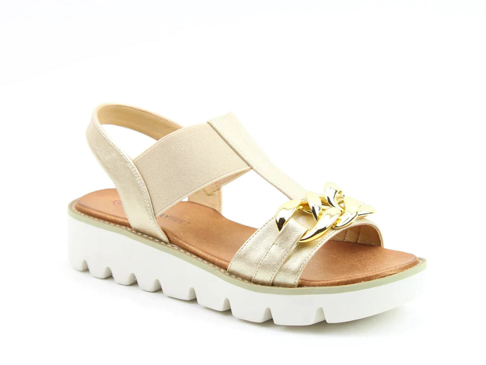 Gold Lulu Sandals