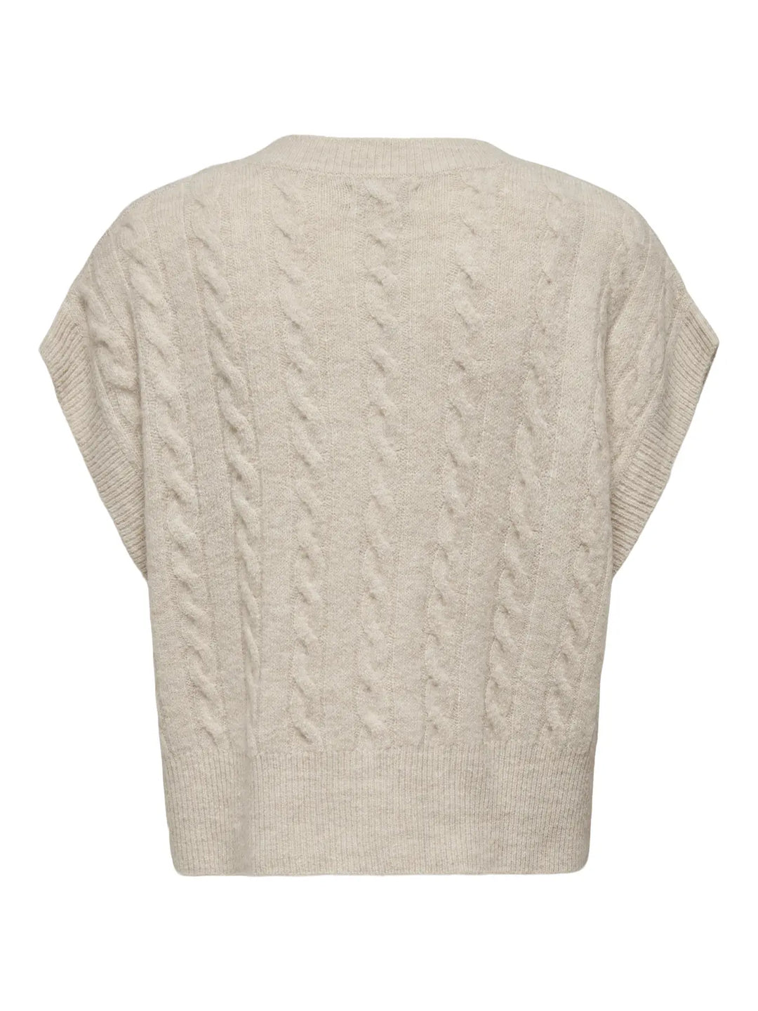 ONLY Oatmeal Melody Knit Vest