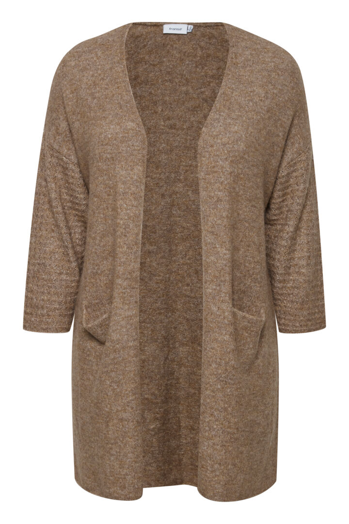 Fransa+ Taupe Sandy Cardigan