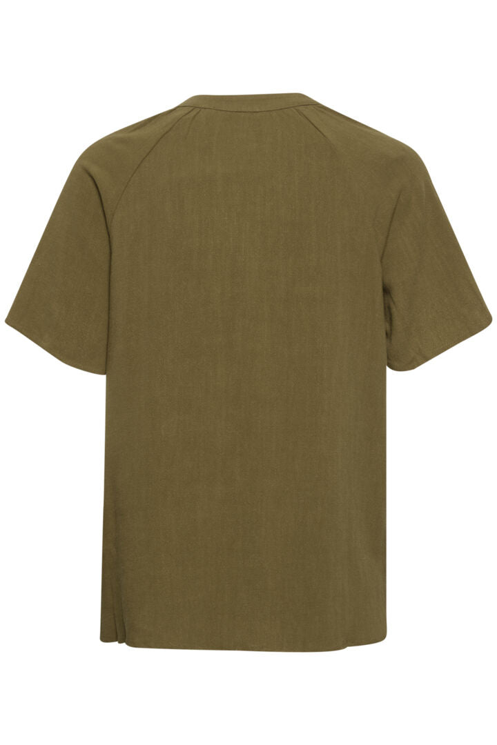 Byoung Khaki Johanna Blouse
