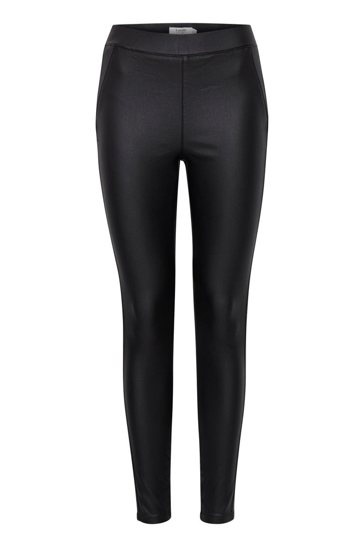 Byoung Black Faux Leather Leggings