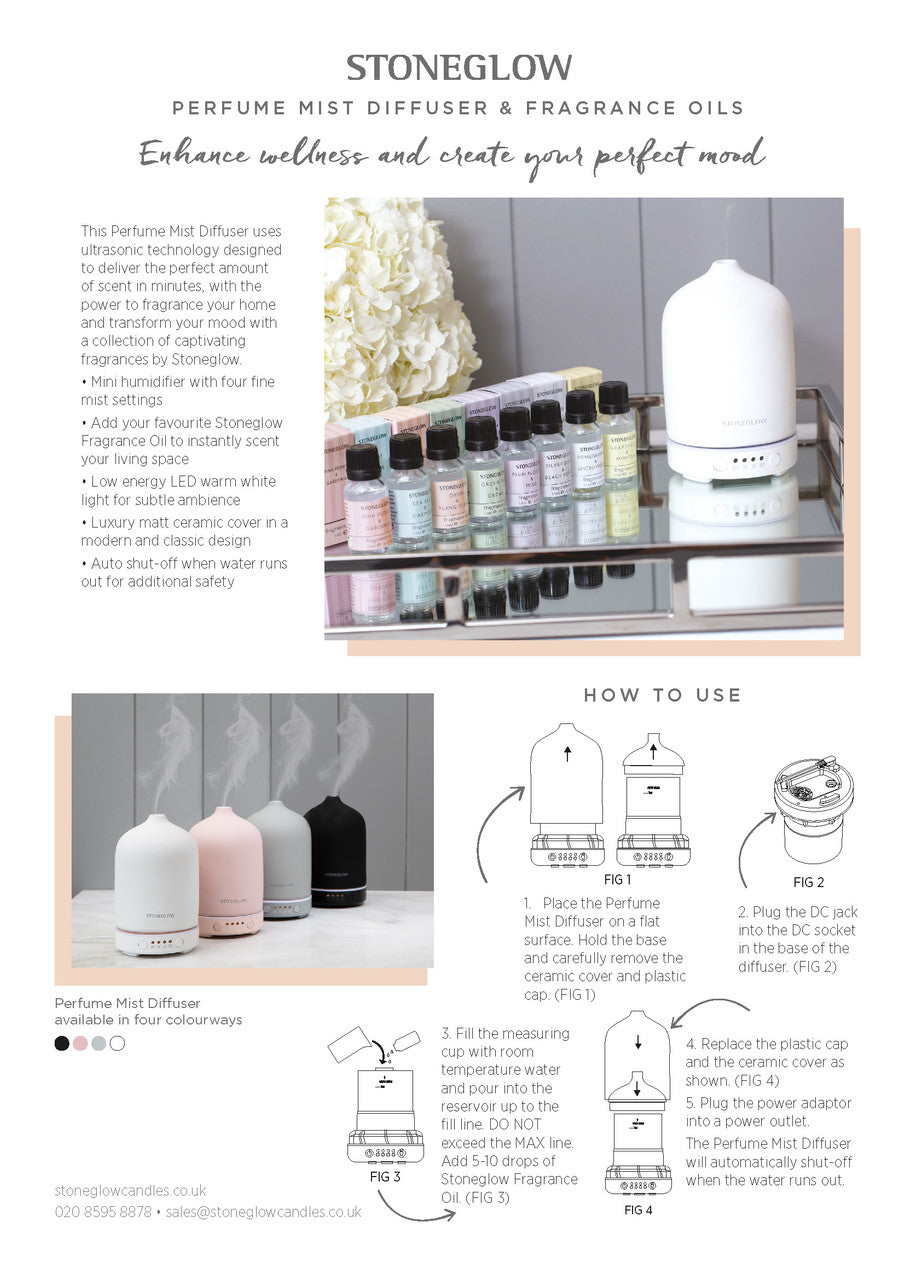 Black Perfume Mist Diffuser