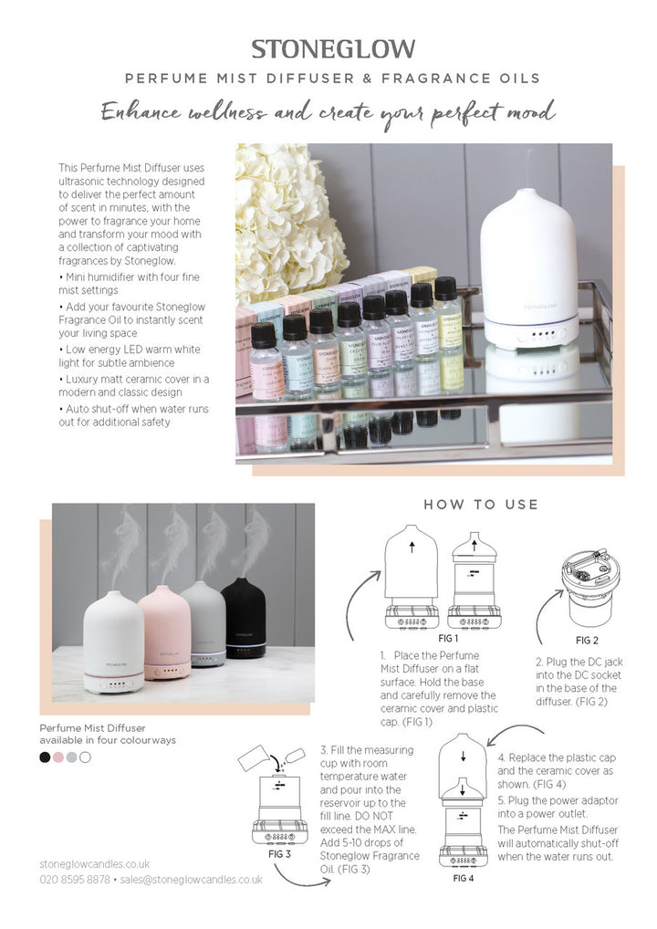 Black Perfume Mist Diffuser