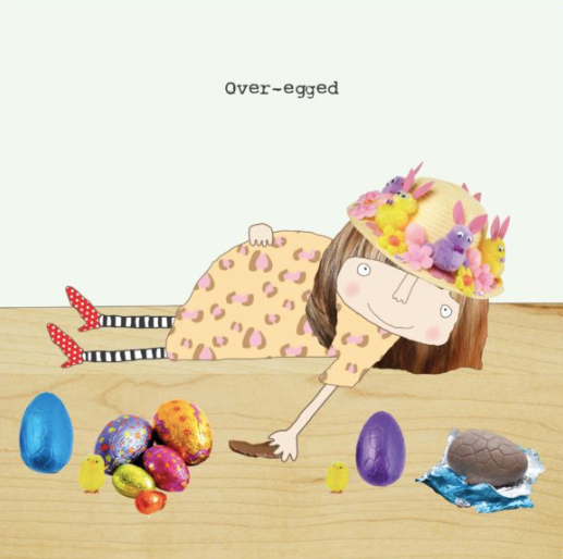 'Over Egged' Card