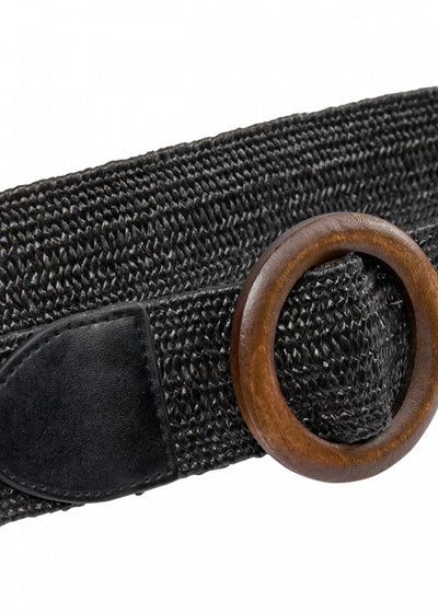 Black Braided Danna 1 Belt