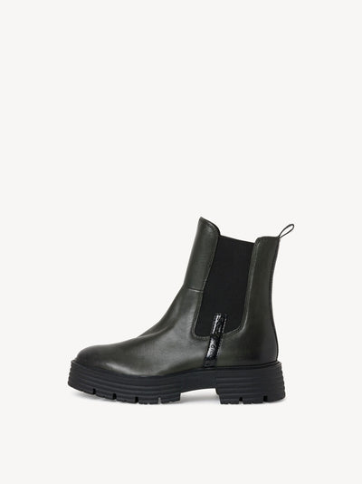 MT Leather Forest Green Chelsea Boots