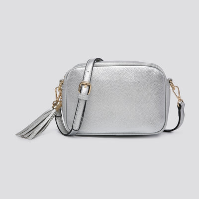 Silver Elsie Cross-Body Bag
