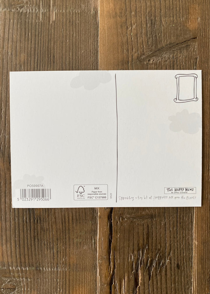 Wonderful, Kind & Funny Postcard