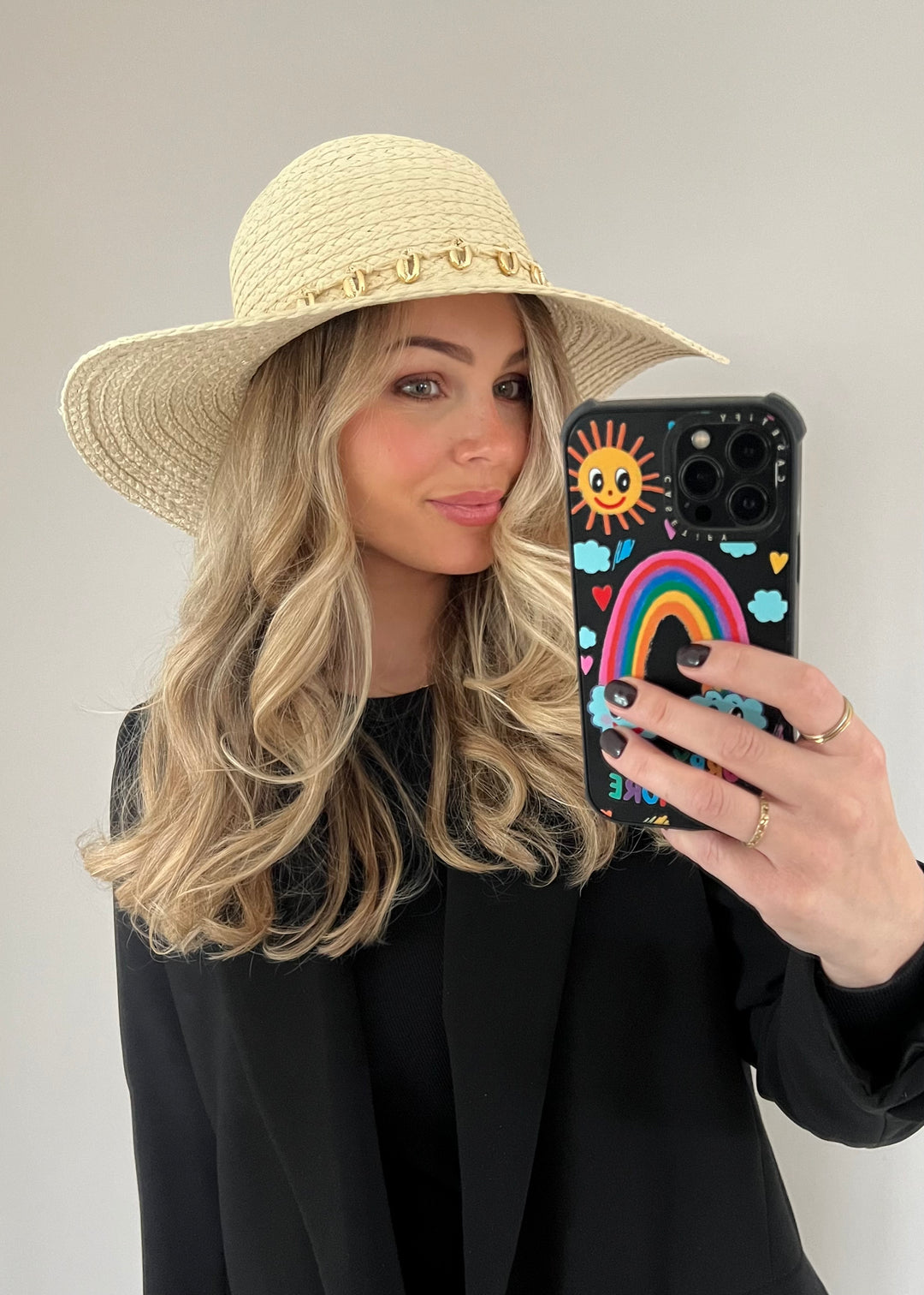 Sand & Gold Shell Beach Hat
