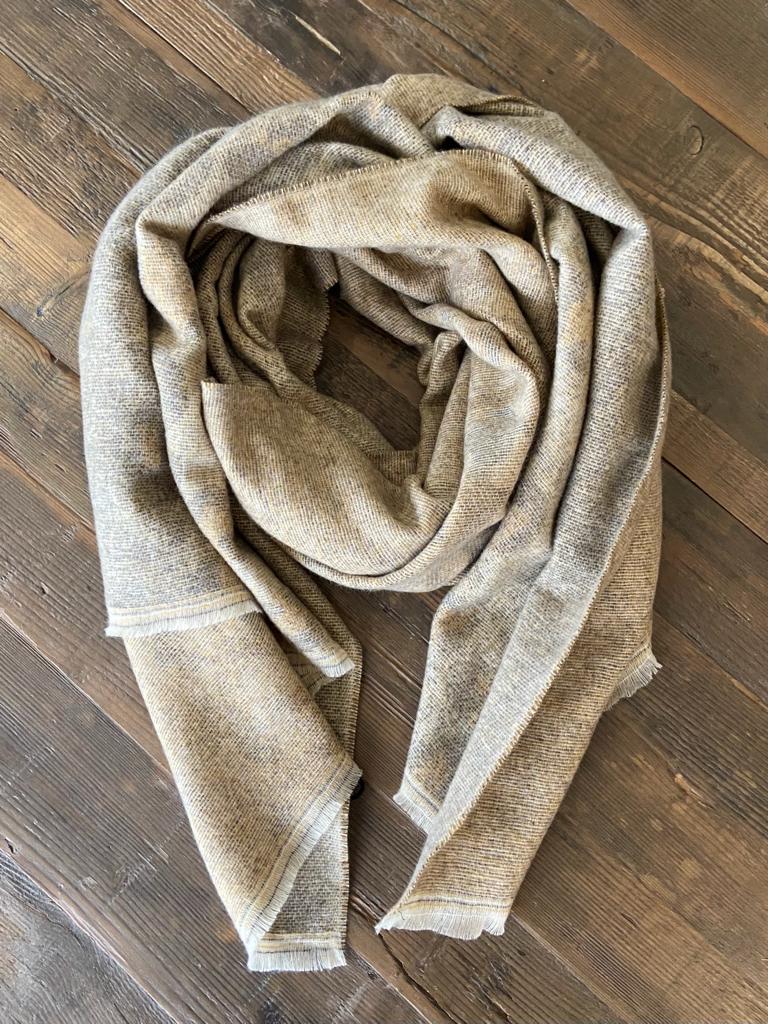 Oatmeal Subtle Animal Scarf